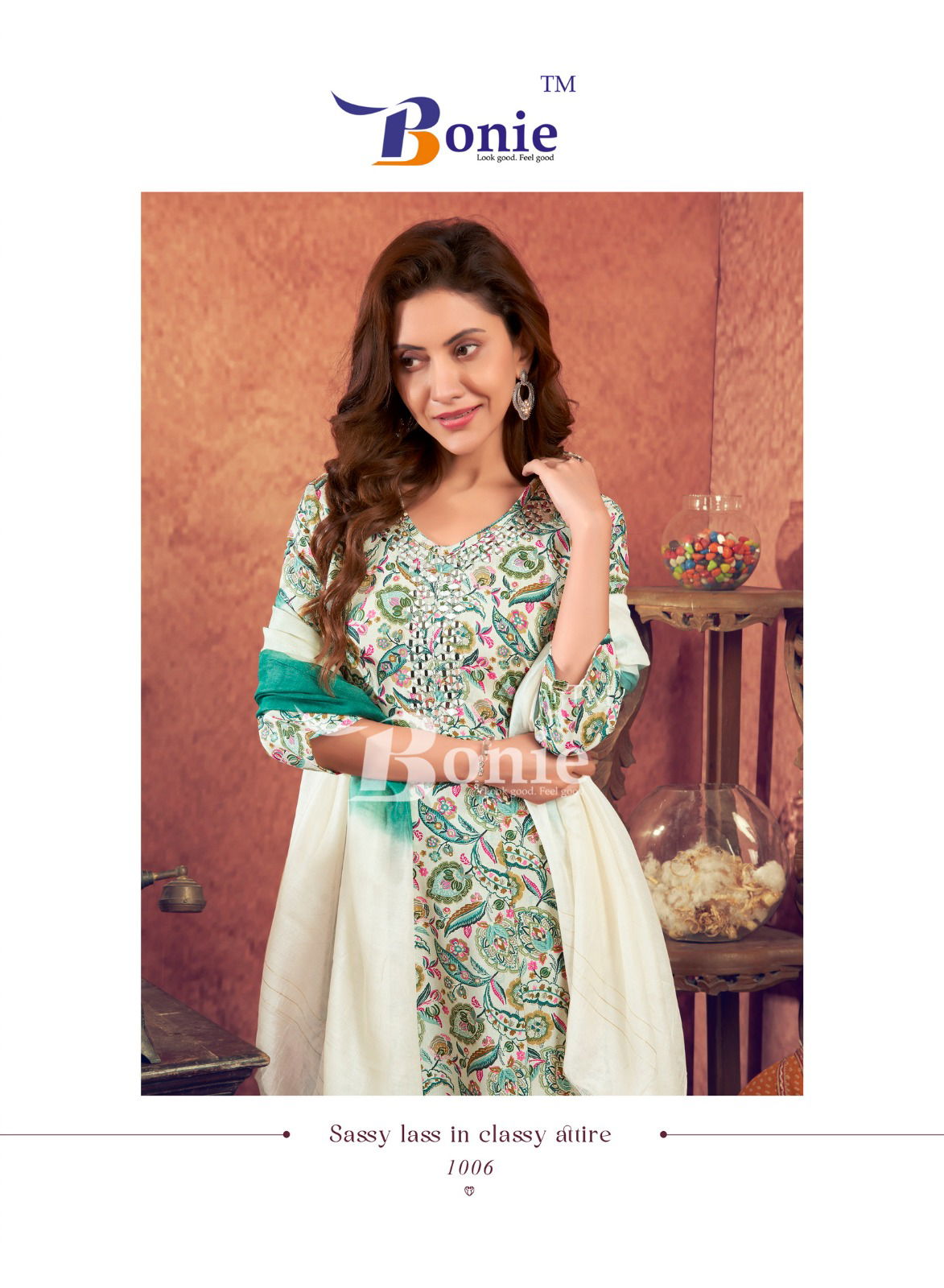 Aneri Vol 3 By Bonie Printed Anarkali Kurti With Bottom Dupatta Wholesale Price In Surat